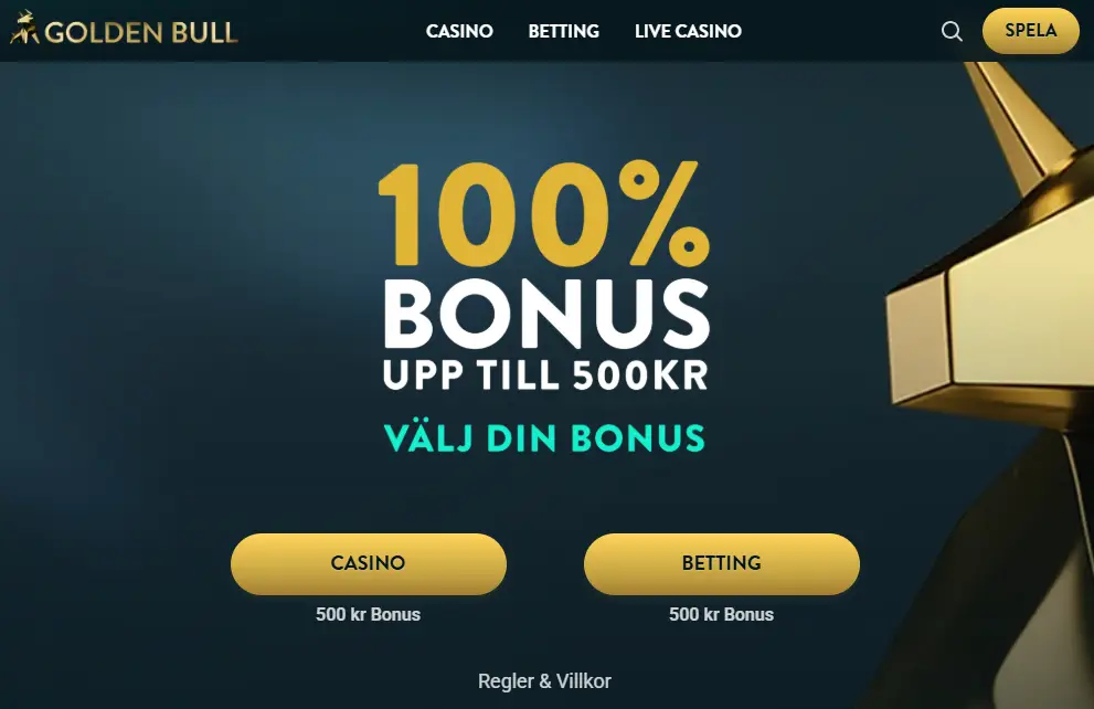 Golden Bull Bonus i casino eller betting